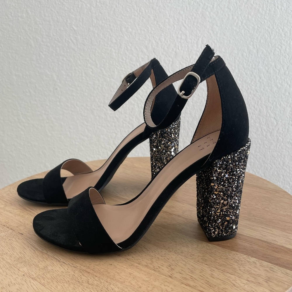 A New Day Sparkly Glitter Heels